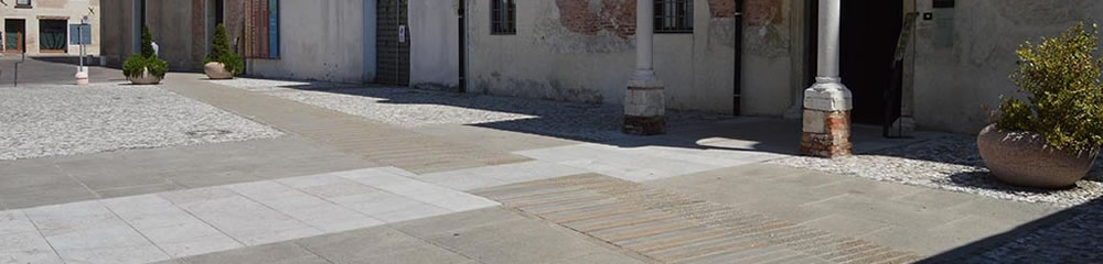 Realizzazione pavimentazione Via Santa Chiara a Treviso